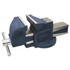 BENCH VICE FIXED BASE STRAIGHT CAST IRON - 200MM